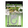 Electriduct Hangman Products Elephant Hook Ceiling Hanger- Nickel HM-EHO-NK